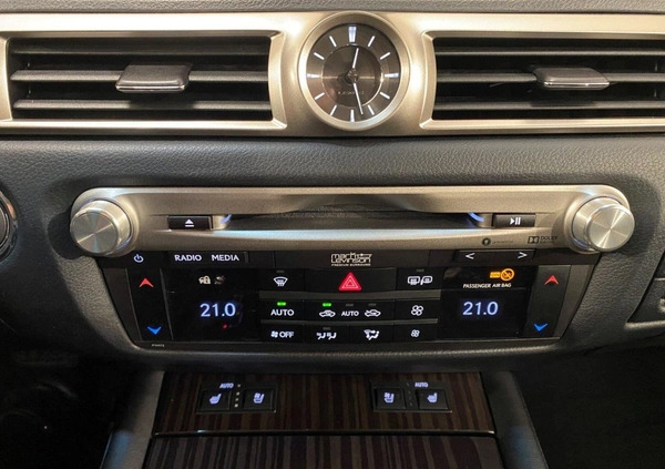 Lexus GS cena 119900 przebieg: 108039, rok produkcji 2017 z Poznań małe 277